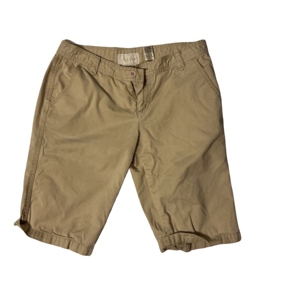 Women's Tan Bermuda Shorts